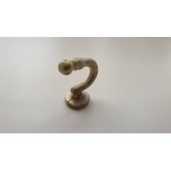 Balto aukso 19mm Kabliukas antgalis