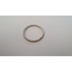 Balto aukso 25mm Žiedelis