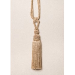 Smėlio atspalvio viengubas parišimas